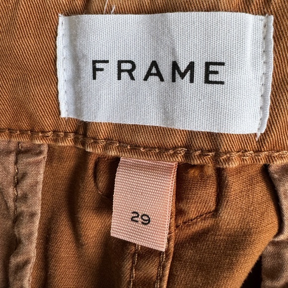 Frame Brown Utility Cropped Pants - Picture 10 of 13